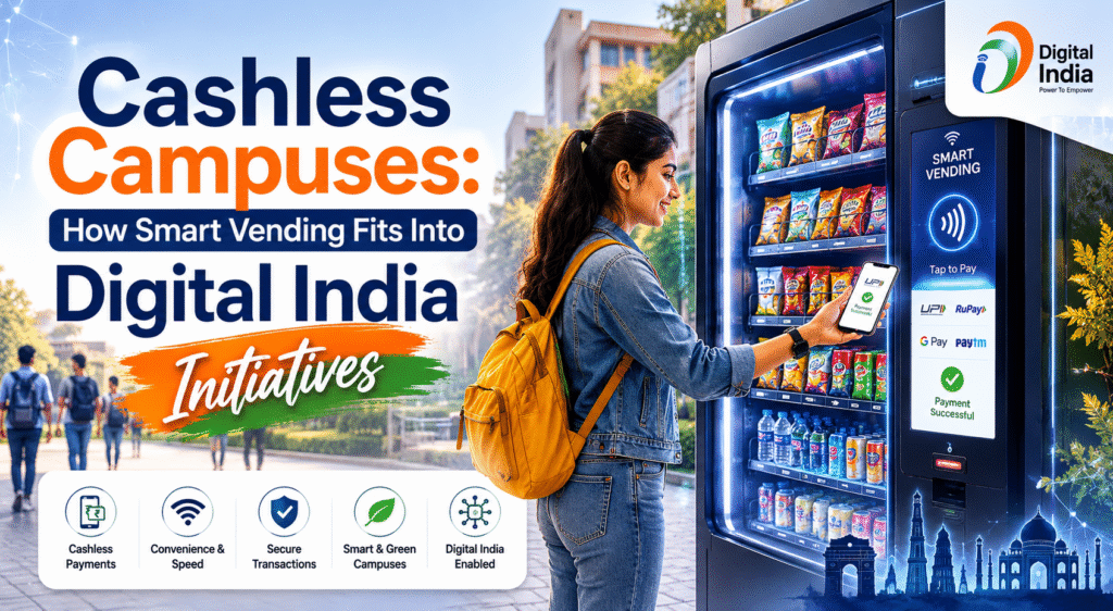 Cashless Campuses How Smart Vending Fits Into Digital India Initiatives