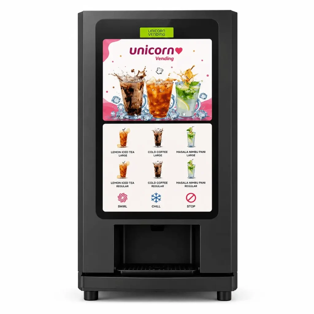 Cold-beverage vending machine 