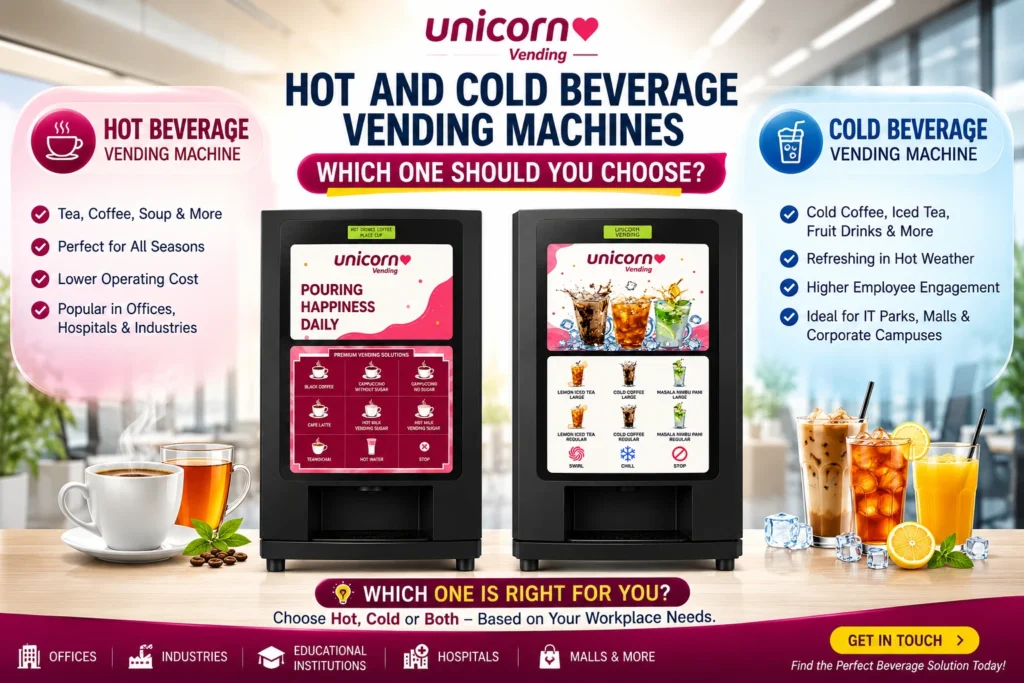 Hot and Cold Beverage Vending Machines