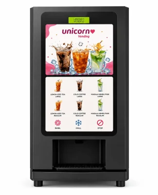 Cold beverage vending machine straight-2